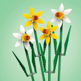 Narcissen LEGO Botanicals - Paascadeaus voor meisjes en jongens - Kunstbloemen voor kinderen - Bloemboeket als kamer- of kantoordecoratie - Cadeau voor vrouwen - 40747 Bouwsets Besuche den LEGO-Store