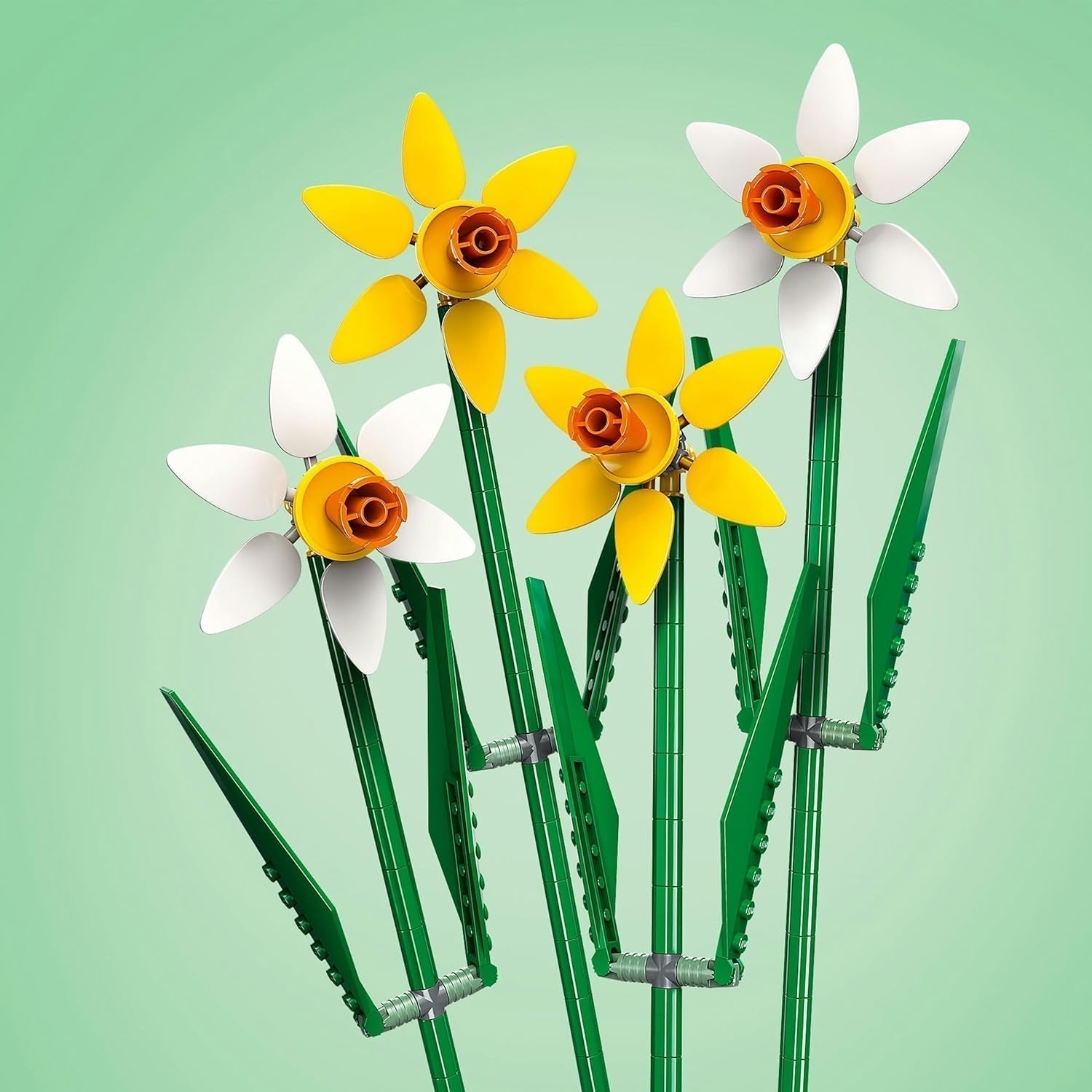 Narcissen LEGO Botanicals - Paascadeaus voor meisjes en jongens - Kunstbloemen voor kinderen - Bloemboeket als kamer- of kantoordecoratie - Cadeau voor vrouwen - 40747 Bouwsets Besuche den LEGO-Store