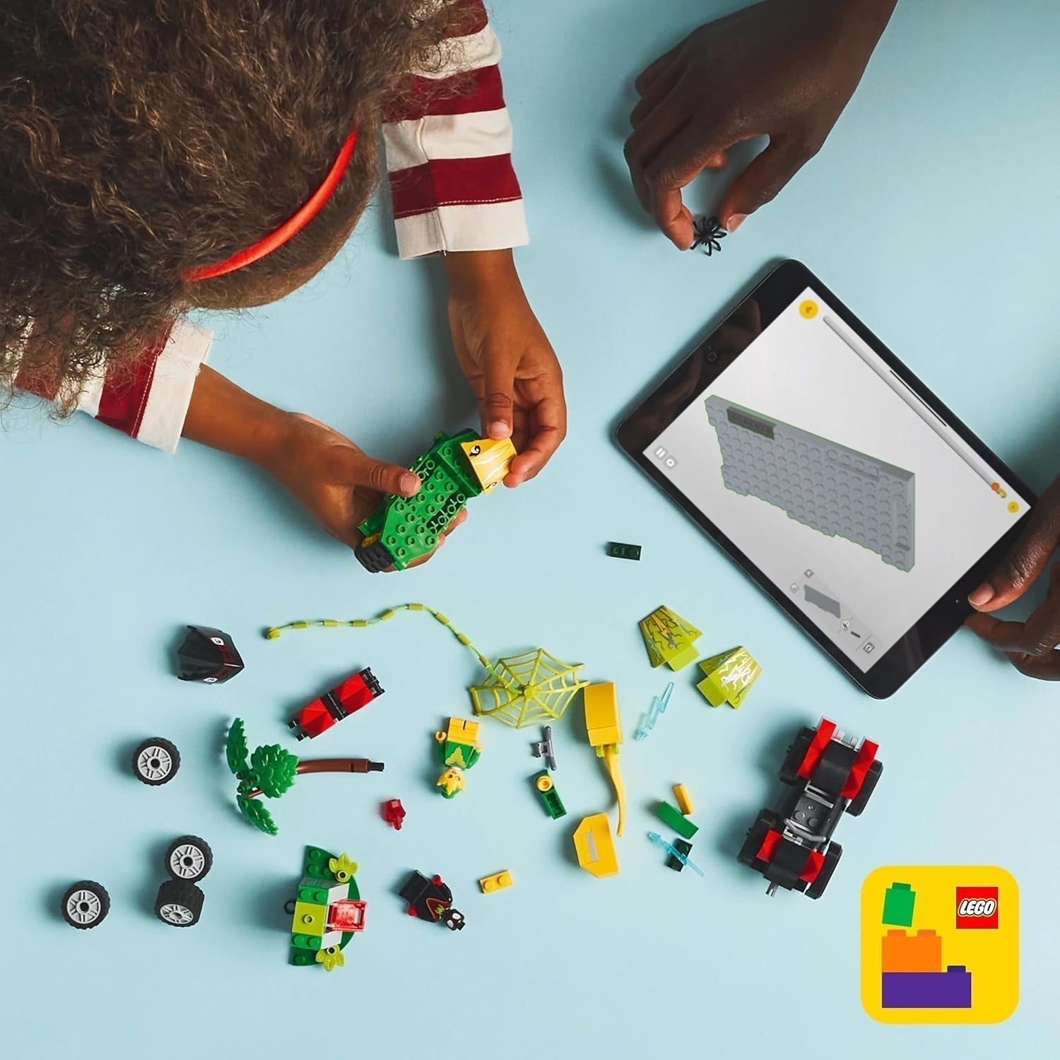 LEGO Marvel actieplezier met spin en electro in hun dino-speedsters, bouwbare superheldenauto voor jongens en meisjes vanaf 4 jaar, heldenset met speelgoedauto, Spidey en zijn supervrienden 11198 Bouwsets Beuche in LEGO-Store