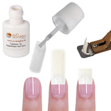 Sun Garden Nails monofasische transparante gel 30ml + doos met 100 tips + lijm voor tips 7ml