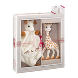 Sophie de Giraf Verjaardagscadeauset Sophiesticated Rammelaar Pouet 00012 Jucarii Bebe Naty Shop Unicolor Sophie La Girafe Babybijtspeeltje en pluche cadeauset