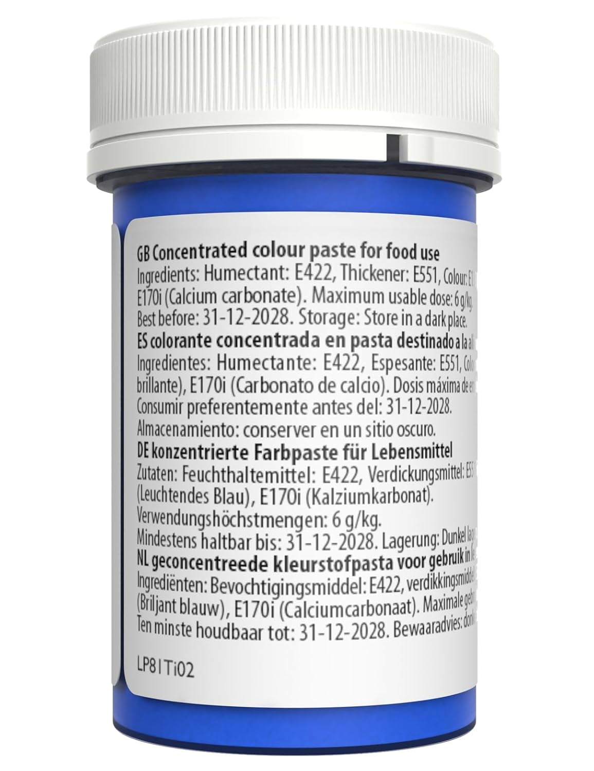 Kleurstof Sugarflair Paste Pastel Sky Blue, kleurstof voor pasta, voor fondant en marsepein, geconcentreerde kleuren Spectral - 25 g