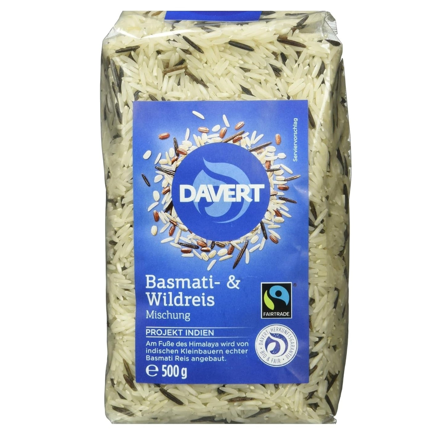 Davert Basmati en wilde rijstmix, biologisch, 500g
