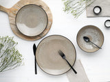 CreaTable, 24464, Malmö Beige-serie, 18-delige serviesset voor 6 personen, aardewerken bordenset, vaatwasmachine- en magnetronbestendig, kwaliteitsproductie