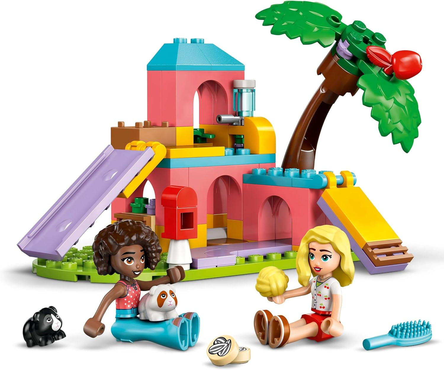 LEGO Friends Caviaspeeltuinbouw- en fantasiespelset met 2 minifiguren en 2 dierenspeelgoed voor meisjes 5+ dierenset 42640 Bouwsets Besuche in LEGO-Store