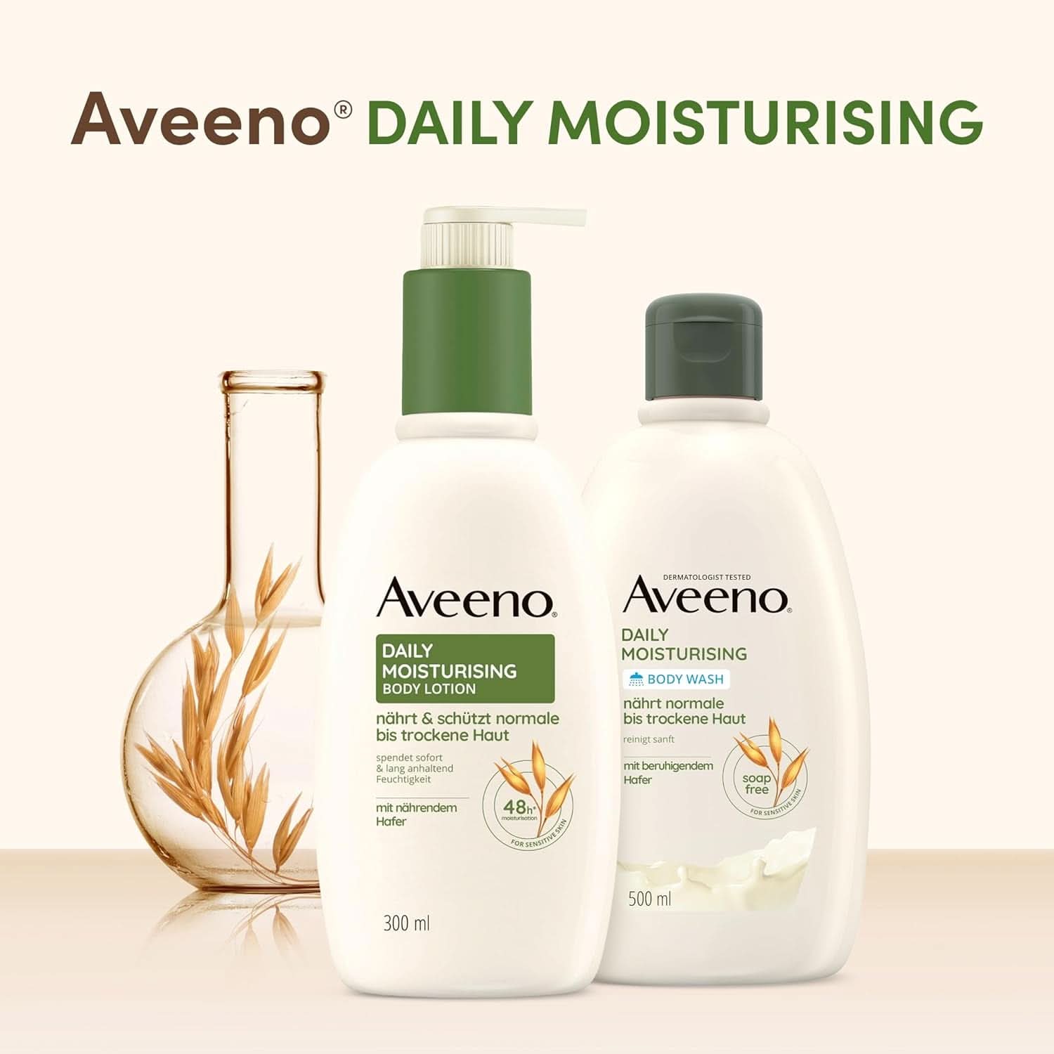 Aveeno Dagelijkse vochtinbrengende bodylotion, 300 ml Cosmetica en schoonheid Naty Shop