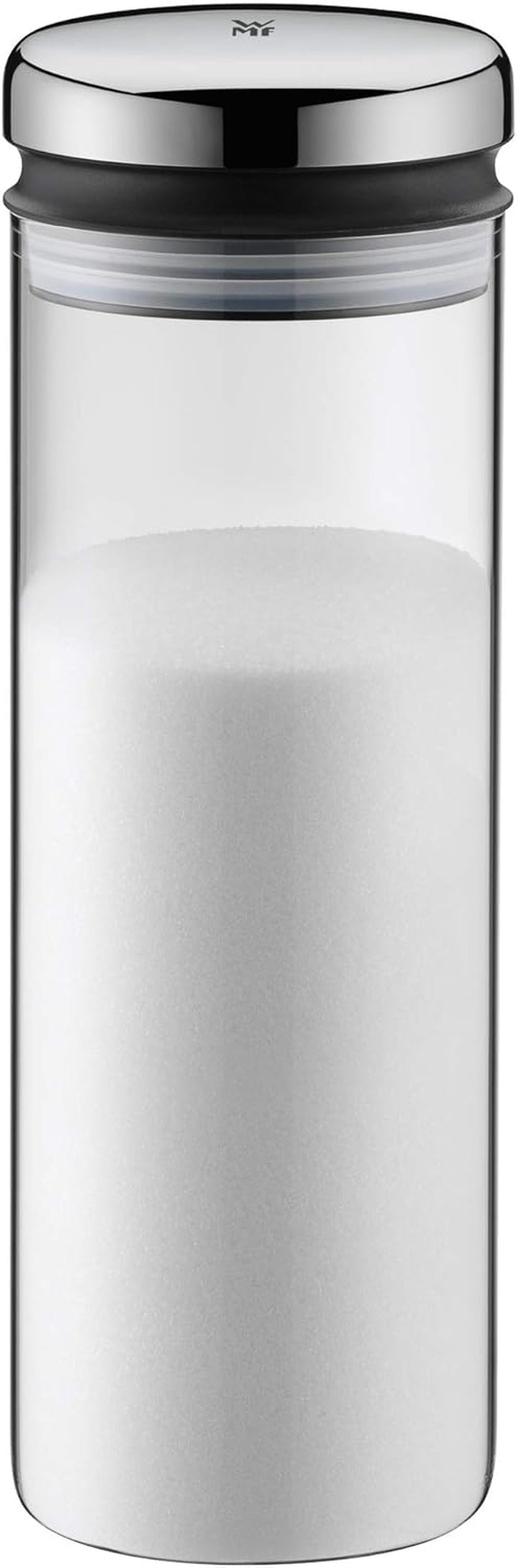 WMF Depot glazen voorraadpot 1,5l, hoogte 28,5 cm, voorraadpot met deksel & Depot glazen voorraadpot 2l, hoogte 36 cm, voorraadpot met deksel Voedselbewaardozen Naty Shop