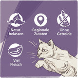 Venandi Animal - Premium natvoer voor katten - Paard als monoproteïne, 12 stuks (12 x 125 g), graanvrij, monoproteïne