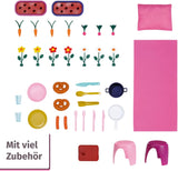 BABY born Poppenhuis, Weekendhuis met licht- en geluidsfunctie, te openen zijpanelen, gootsteen, grill en vele accessoires, 832752, Zapf Creation