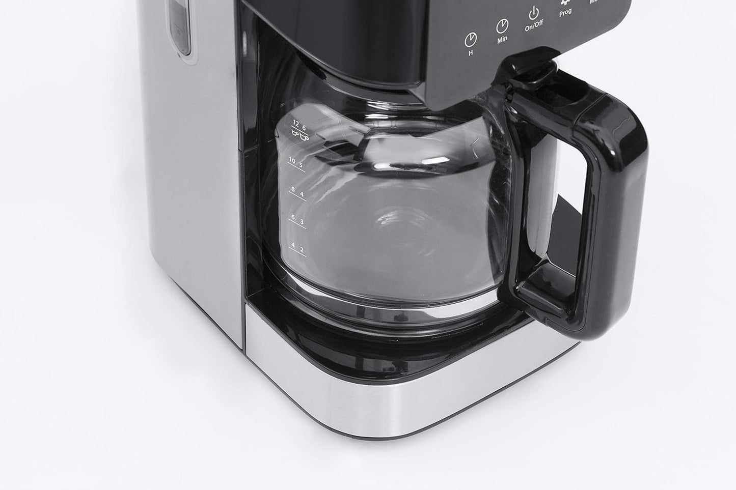 CASO Coffee Taste and Style espressomachine met permanent filter, 1,5 l, optimale zettemperatuur 92-96 °C, antidruppelsysteem, geoptimaliseerde zetkop, roestvrij staal, 12 kopjes