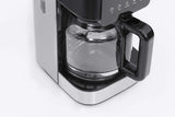 CASO Coffee Taste and Style espressomachine met permanent filter, 1,5 l, optimale zettemperatuur 92-96 °C, antidruppelsysteem, geoptimaliseerde zetkop, roestvrij staal, 12 kopjes
