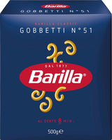 Pasta Barilla Klassiek Gobbetti nr. 51 van durumtarwe, altijd beetgaar (1 x 500 g)