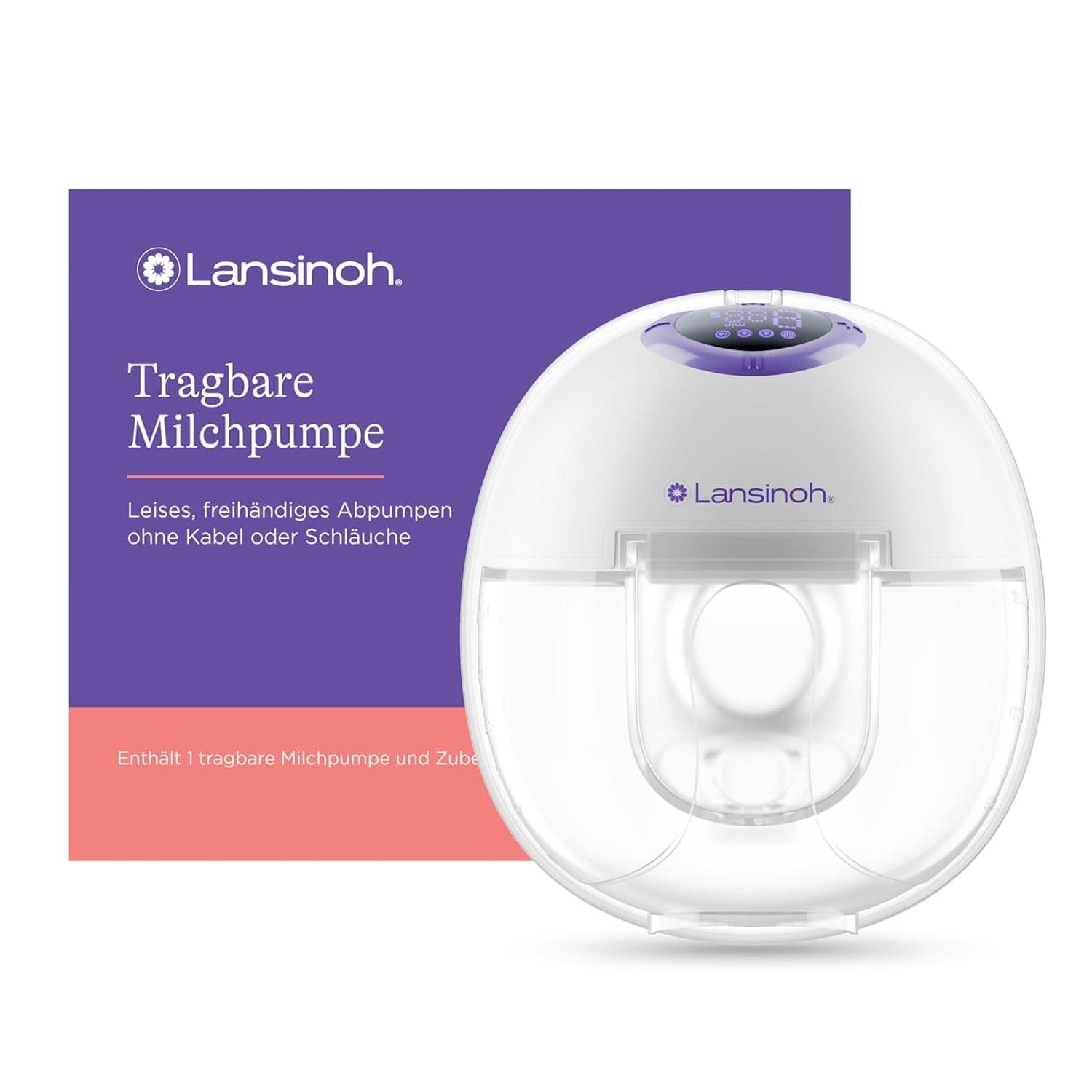 Lansinoh Draagbare elektrische borstkolf Accessoires Voeding en borstvoeding Bebe Naty Shop