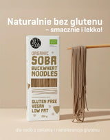 DIET-FOOD Bio Buchweizen Soba Nudeln Lebensmittel Pasta Veganistisch Glutenvrij Lactosefrei Sojafrei Nudeln für Vegetarier en Veganer 250 Gram