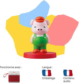 Geluidsfiguur De Drie Biggetjes - verhalen met geluid - speelgoed, educatieve inhoud, Franse versie, kinderen van 4 tot 6 jaar Bebe Toys Naty Shop