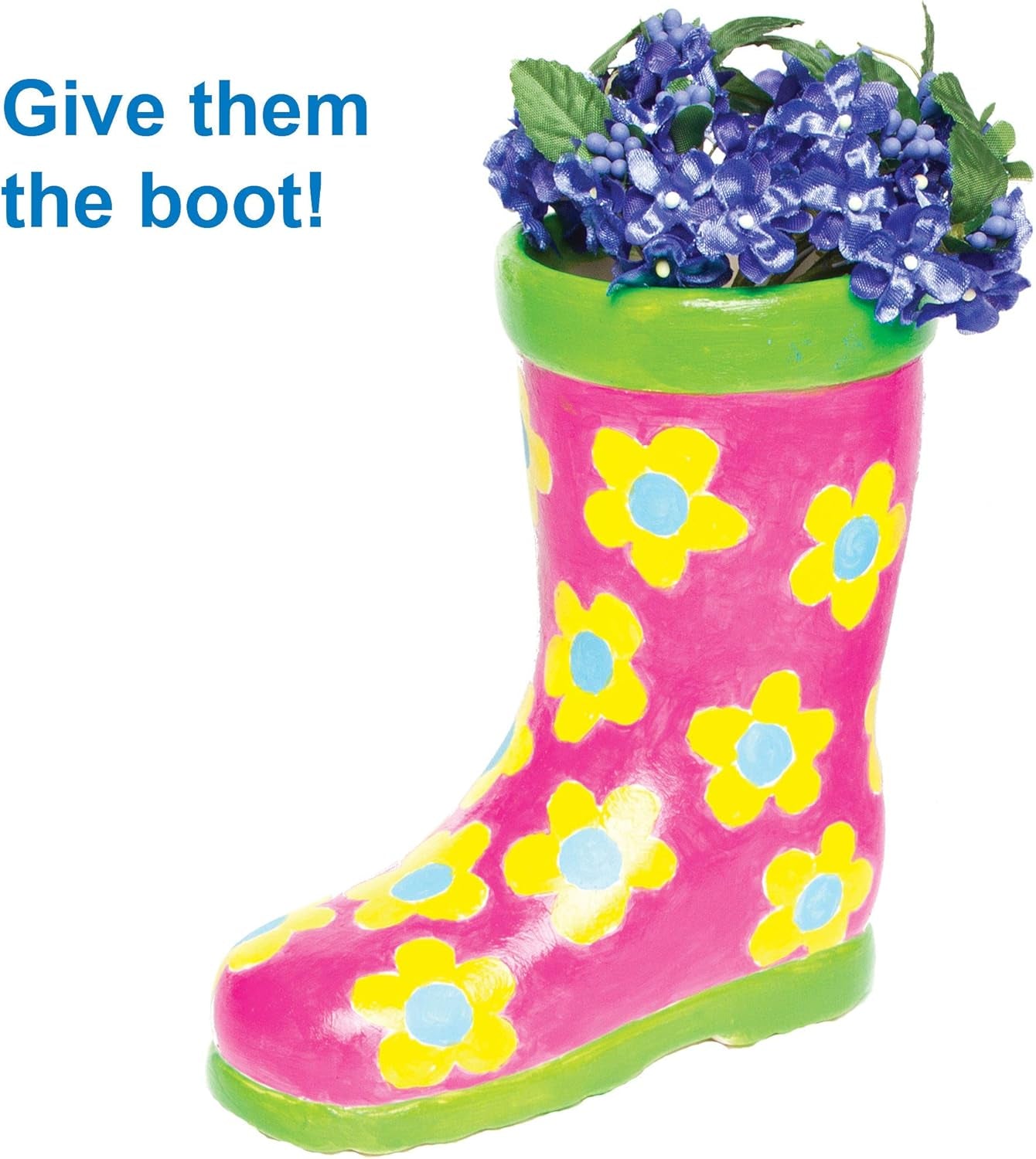 Baker Ross 'Wellies' keramische potten voor kinderen (2-pack)