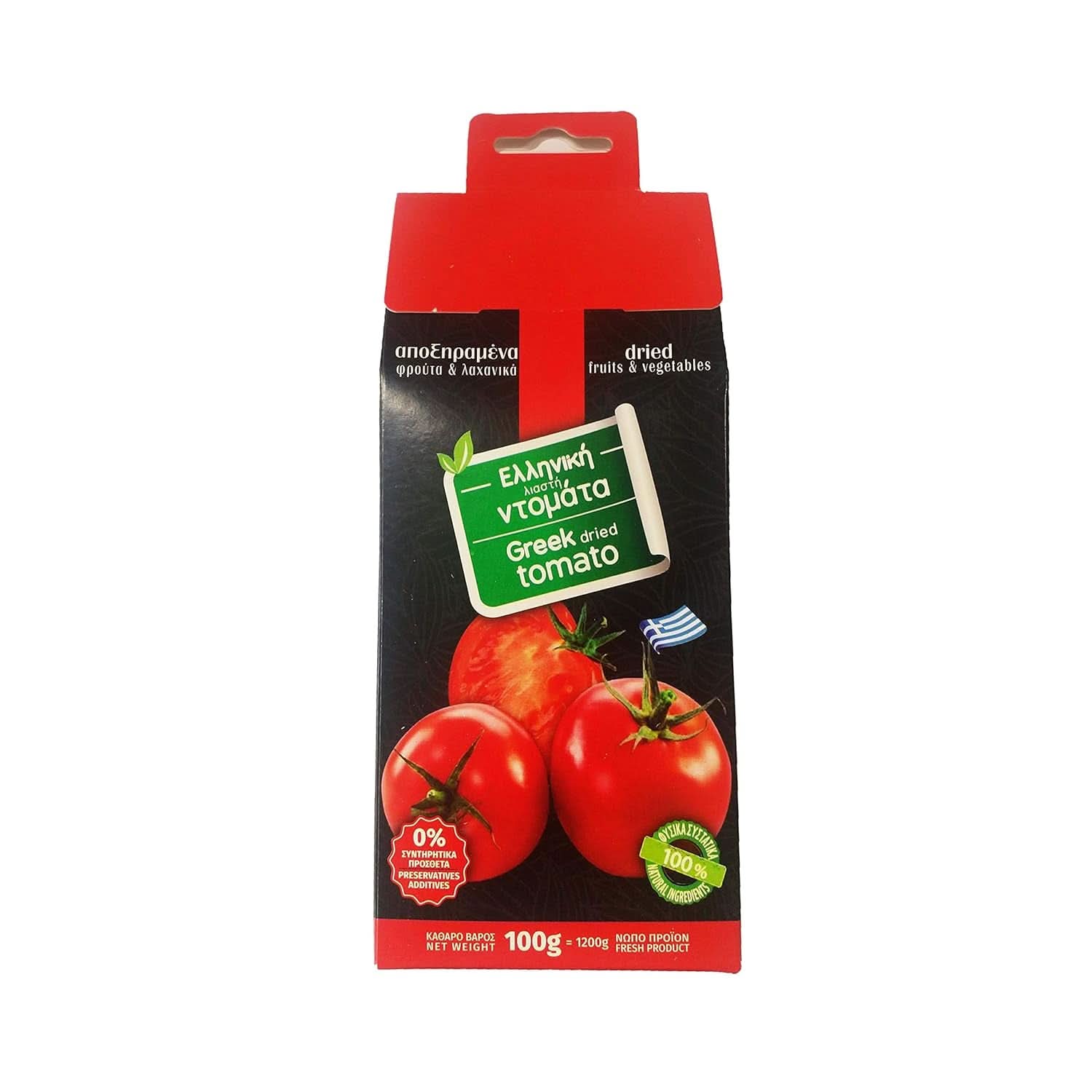 Gedroogde Griekse tomaten, pakje van 2 x 100 gram Naty Shop gedroogde producten