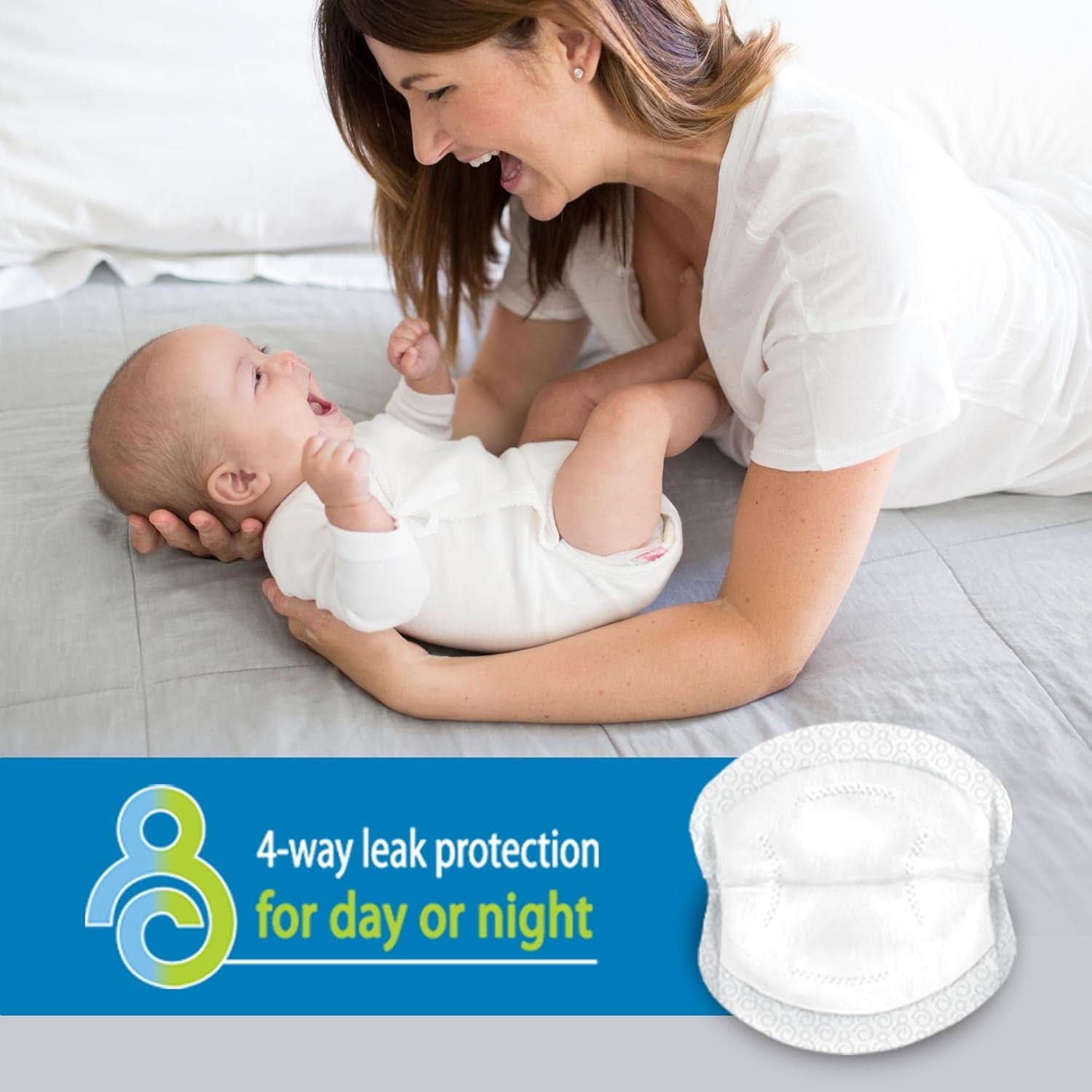 Wegwerpschijven, absorberend, zwart, 60 stuks Voedings- en borstvoedingsaccessoires Bebe Naty Shop