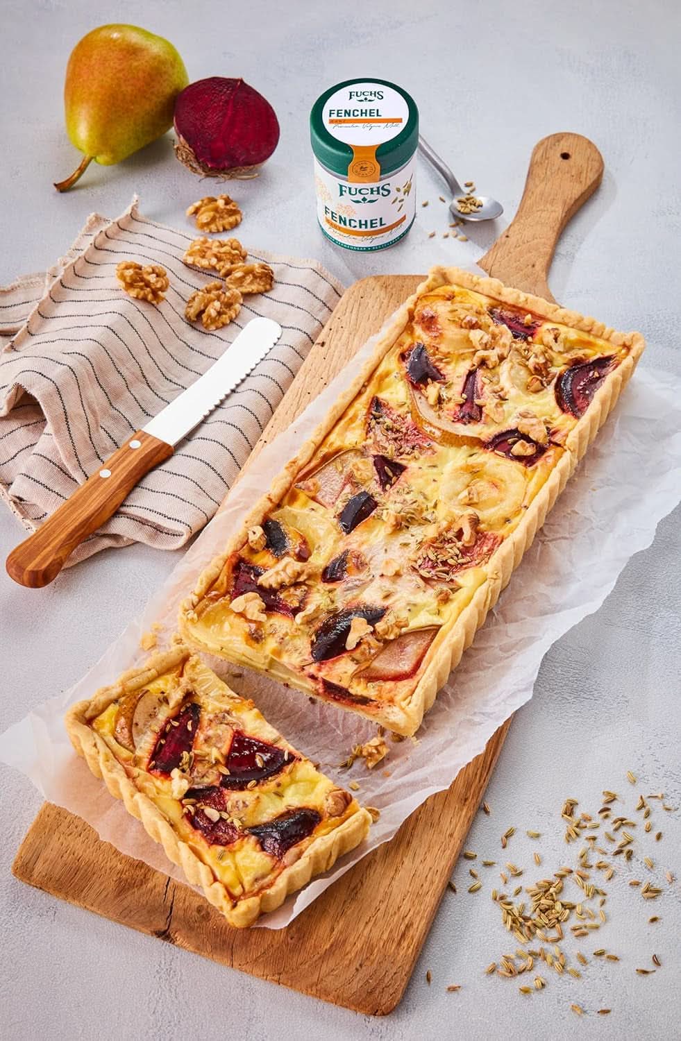 Fuchs - Hele venkel - zoete en kruidige smaak voor fruitsalades - 45 g Condimente Naty Shop