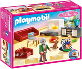 70205 Mijn grote poppenhuis met werkende bel, vanaf 4 jaar en 70207 Gezellige woonkamer met lichteffect poppenhuis, vanaf 4 jaar