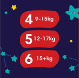 Pampers - Antislip babynachtdoekjes - Maat 6 - Kleinverpakking - 30 stuks - 15+ kg