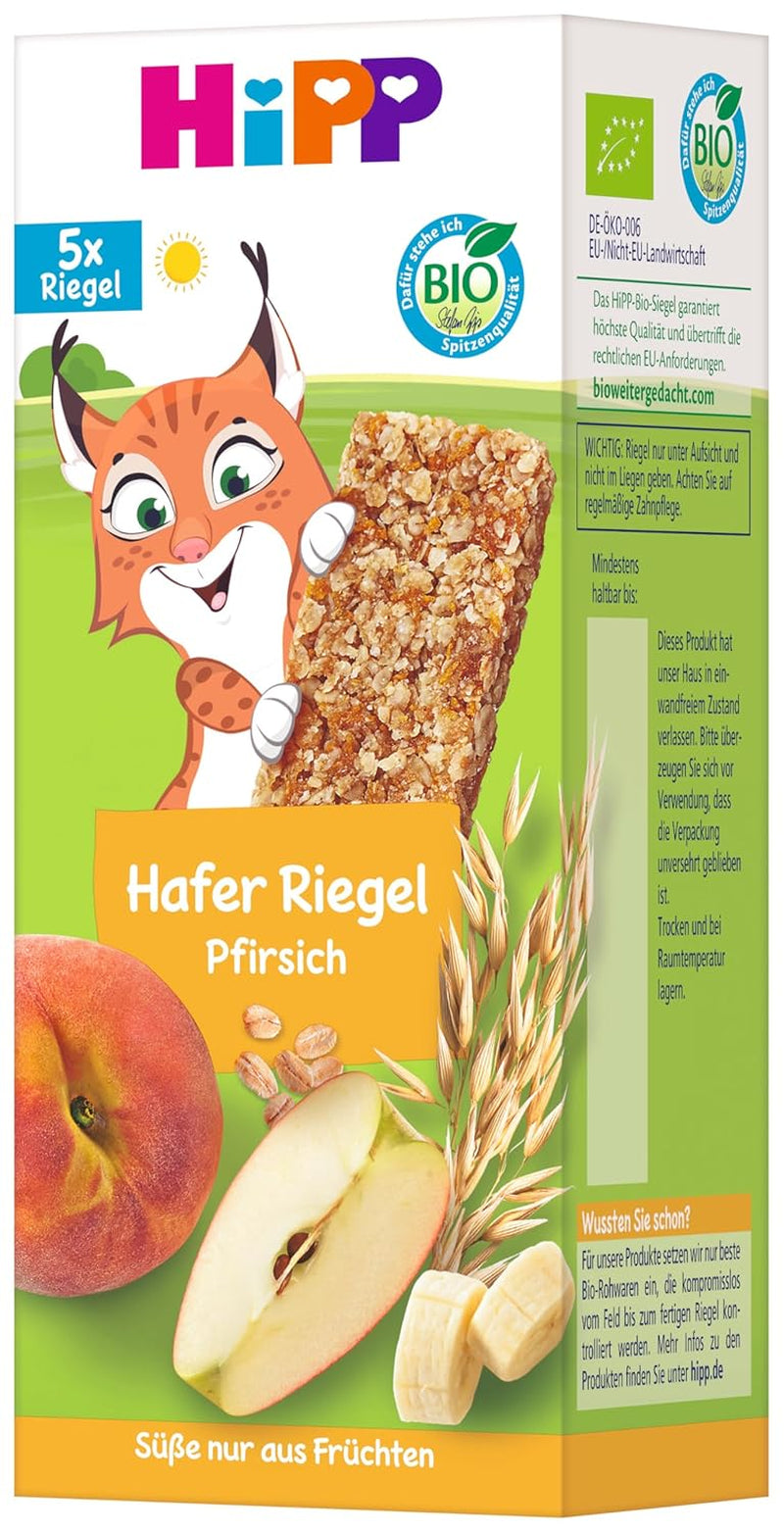 HiPP Lynx haverrepen met perziken, vanaf 1 jaar, 8 x (5x20g)