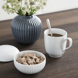 Kähler Bonbonniere Ø12 cm Hammershøi Decoratie Deens design, wit Voedselbewaardozen Naty Shop