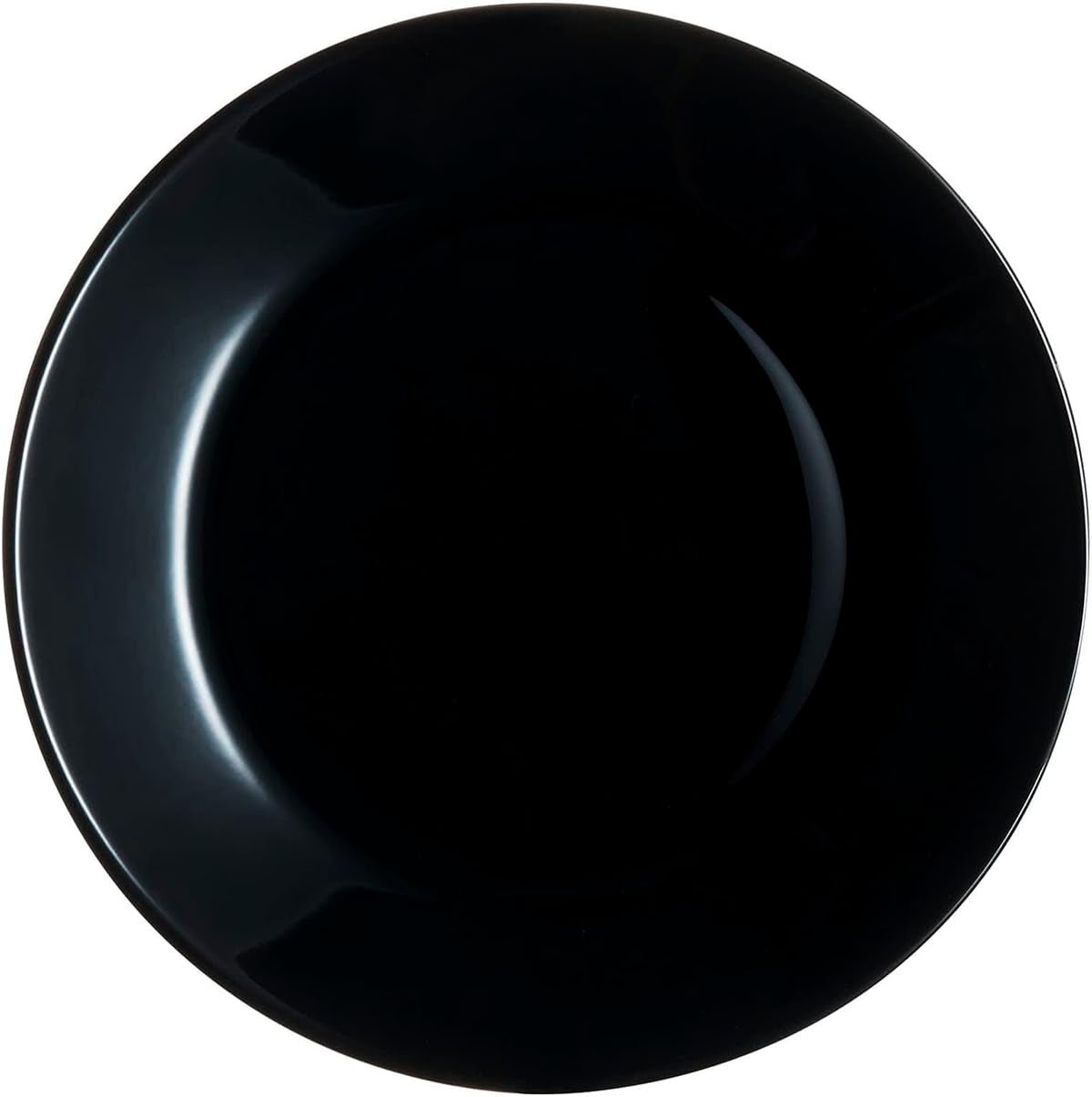 Arcopal Zelie serviesset van zwart glas, 12-delig, 4 plaatsen, zwart