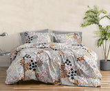 MARIMEKKO queensize beddengoedset, beddengoed van katoenperkal met bijpassende kussenslopen, woondecoratie het hele jaar door (Pieni Letto, veelkleurig, queensize bed) Dekbedden en dekbedden Naty Shop Regina