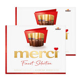 merci Finest Selection Mousse au Chocolat Variatie – 1 x 210 g – Specialiteiten Exquise chocolademousse – Gevulde en ongevulde pralines