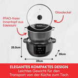Instant Pot Superior Slowcooker, 7,1L Multicooker, 4 kookfuncties, 800W Slowcooker Naty Shop