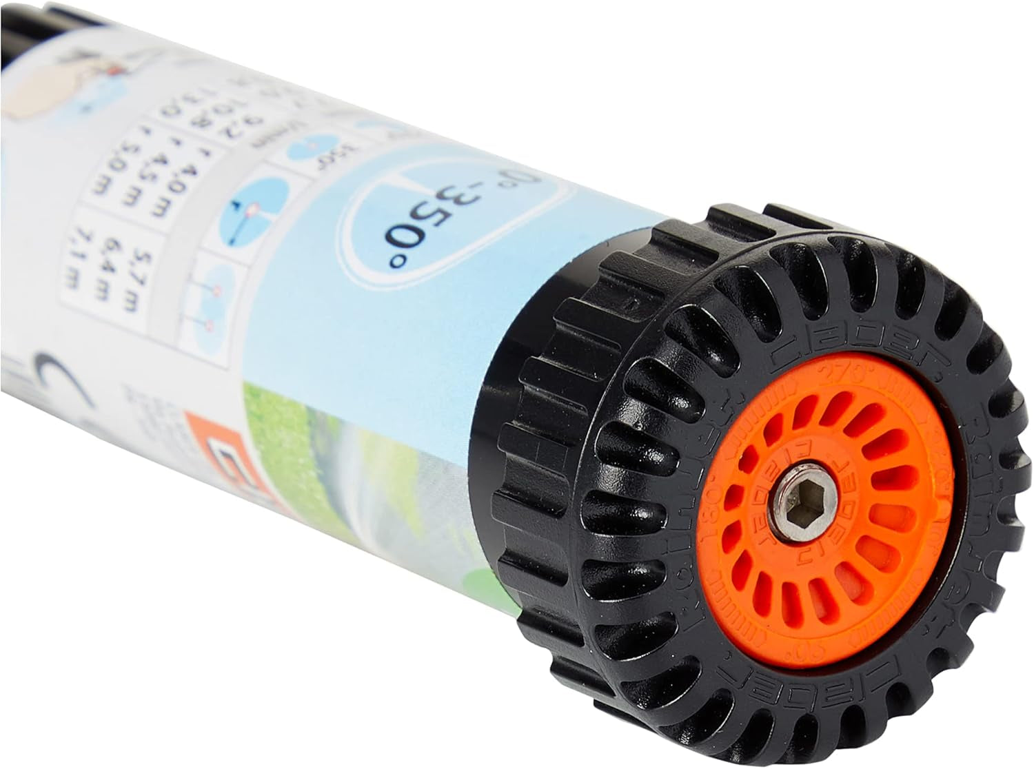 Opklapbaar verstelbaar 0° - 350° hoog 5 cm Claber