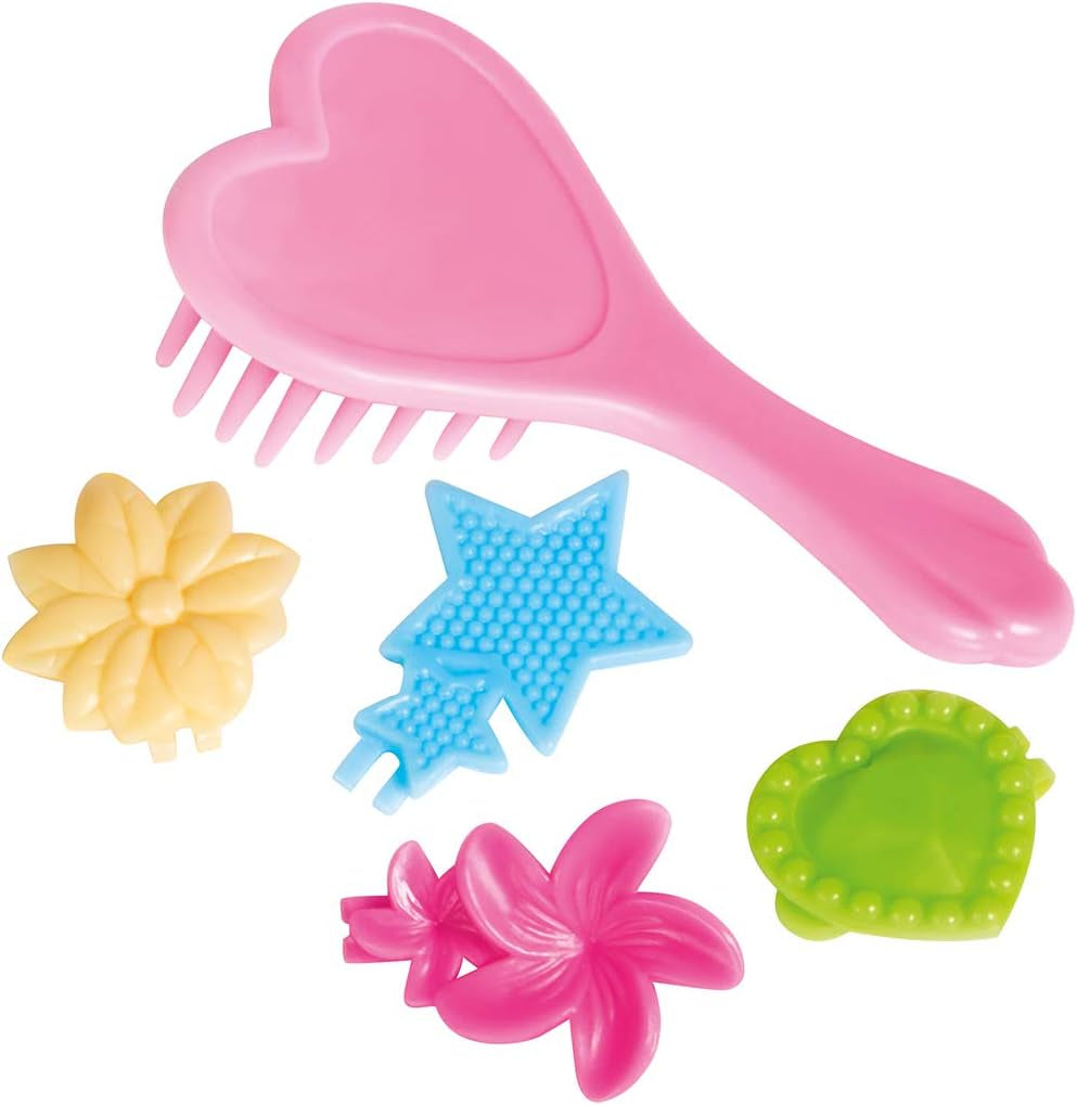 Simba Evi Love Rainbow Princess / Puppe als regenbogenprinsessin met lang haar / 4 haarclips en borst / 12cm / voor kinderen vanaf 3 jaar, 105733505