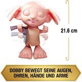 Wizarding World Harry Potter - Dobby House Elf interactieve pop met meer dan 30 geluiden, zinnen en bewegingen, Duits-Italiaans, speelgoed voor 6 jaar oud, fanartikel Poppen Naty Shop