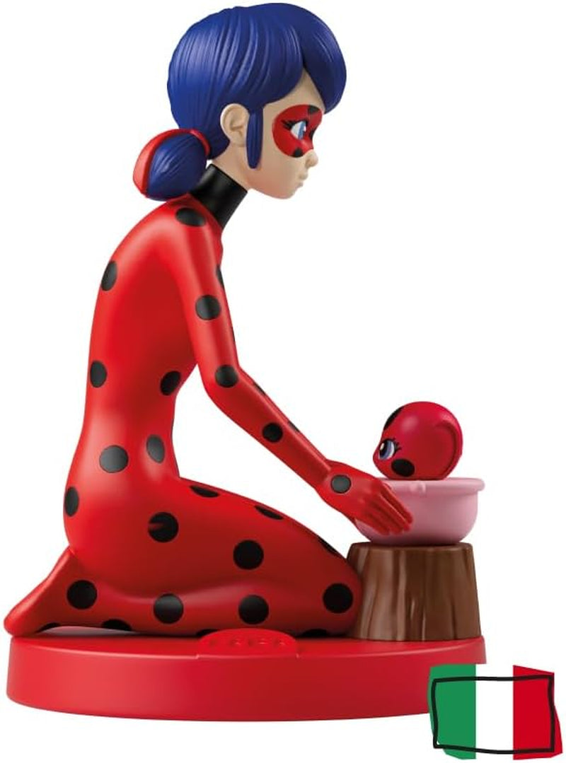 Geluidsfiguur - Tales of Ladybug and Cat Noir - Geluidsverhalen en sprookjes, jongens en meisjes 4-6+, Italiaanse versie Babyspeelgoed Naty Shop Standaardtitel