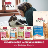 animonda Carny Adult Ocean Marine Variety No. 1 (12 x 80 g), natvoer voor volwassen katten, natvoer met malse visfilets, graanvrij en suikervrij kattenvoer