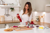 Russell Hobbs Stabmixer [3-in-1: Pürierstab/Zerkleinerer, Mixer- & Schneebesenaufsatz] Desire Rot (Bpa-vrij & Spülmaschinenfestes Zubehör, Für Smoothie, Suppen Saucen, Joghurt Babynahrung) 24700-56 Keuken Naty Shop