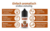 Twizzy Waffle Voedselaroma - 30 ml - Intens aroma - Ideaal voor het bakken van Arome Naty Shop