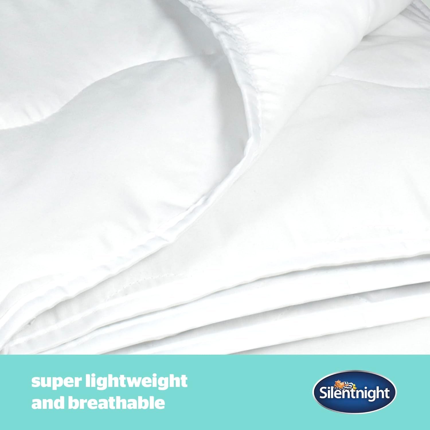 Silentnight Summer Breeze dekbed voor eenpersoonsbed 2,5 Tog Lichtgewicht zomerdekbed Ideaal voor warme nachten en warme slaapkamers Hypoallergeen en machinewasbaar eenpersoonsbed 200 x 135 cm Dekbedden en quilts Naty Shop