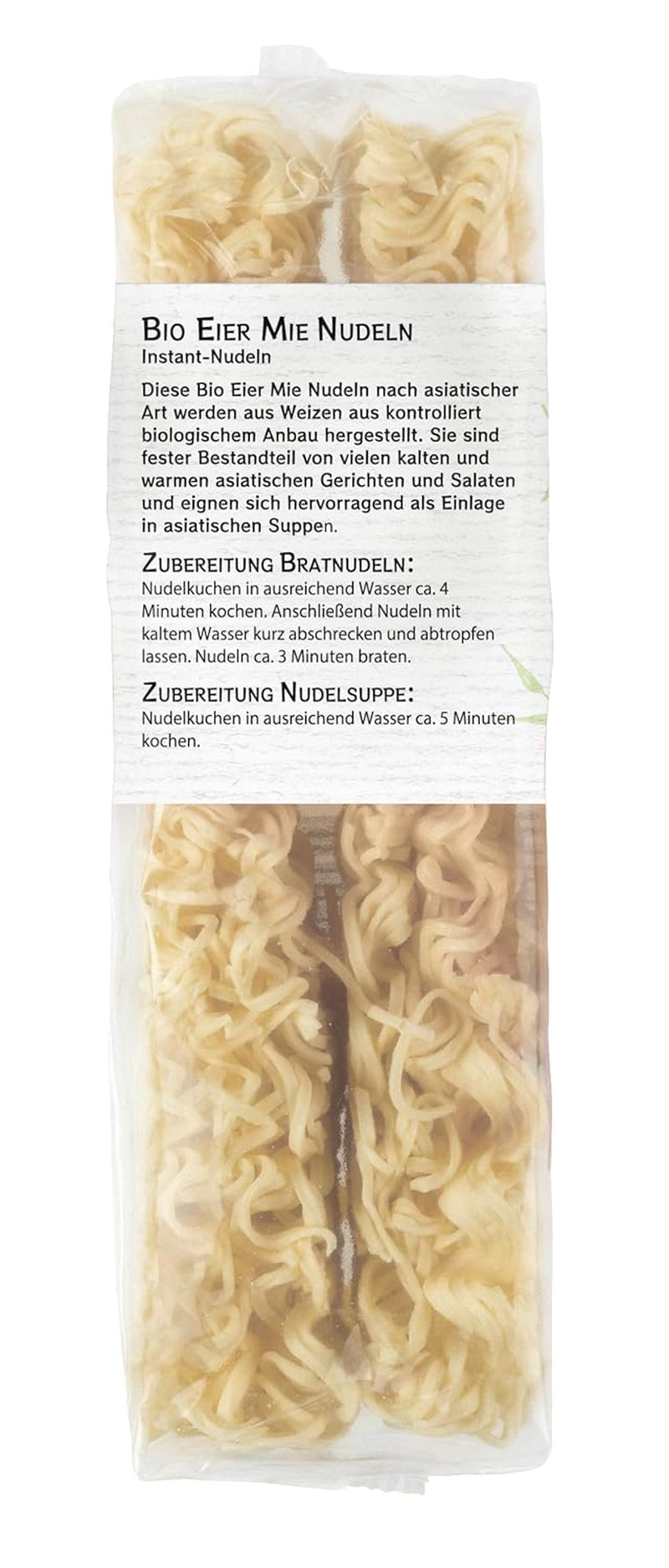 Bamboo Garden Biologische Ei- en Lamsnoedels, 250g (Verpakkingsontwerp kan variëren)