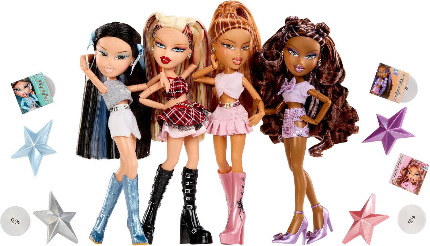 BRATZ Pop Starz Yasmin – Modepop met verzamelbare charme, outfit en muzikale accessoires