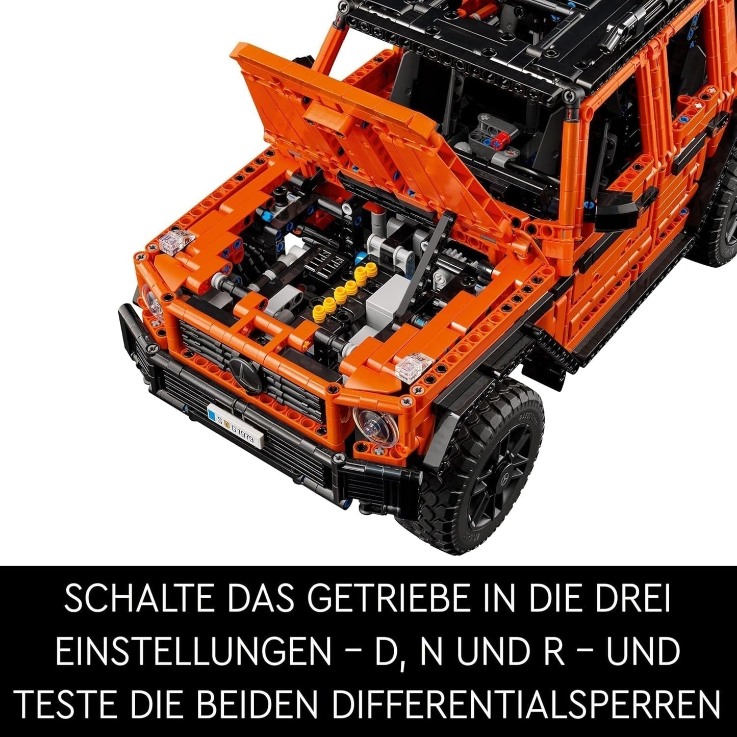 LEGO Technic Mercedes-Benz G 500 Professional Line, G-Klasse automodelbouwset, cadeau voor volwassenen, luxe terreinwagenset, Mercedes verzamelobject, speelgoedauto 42177 Bouwsets Besuche in LEGO-Store