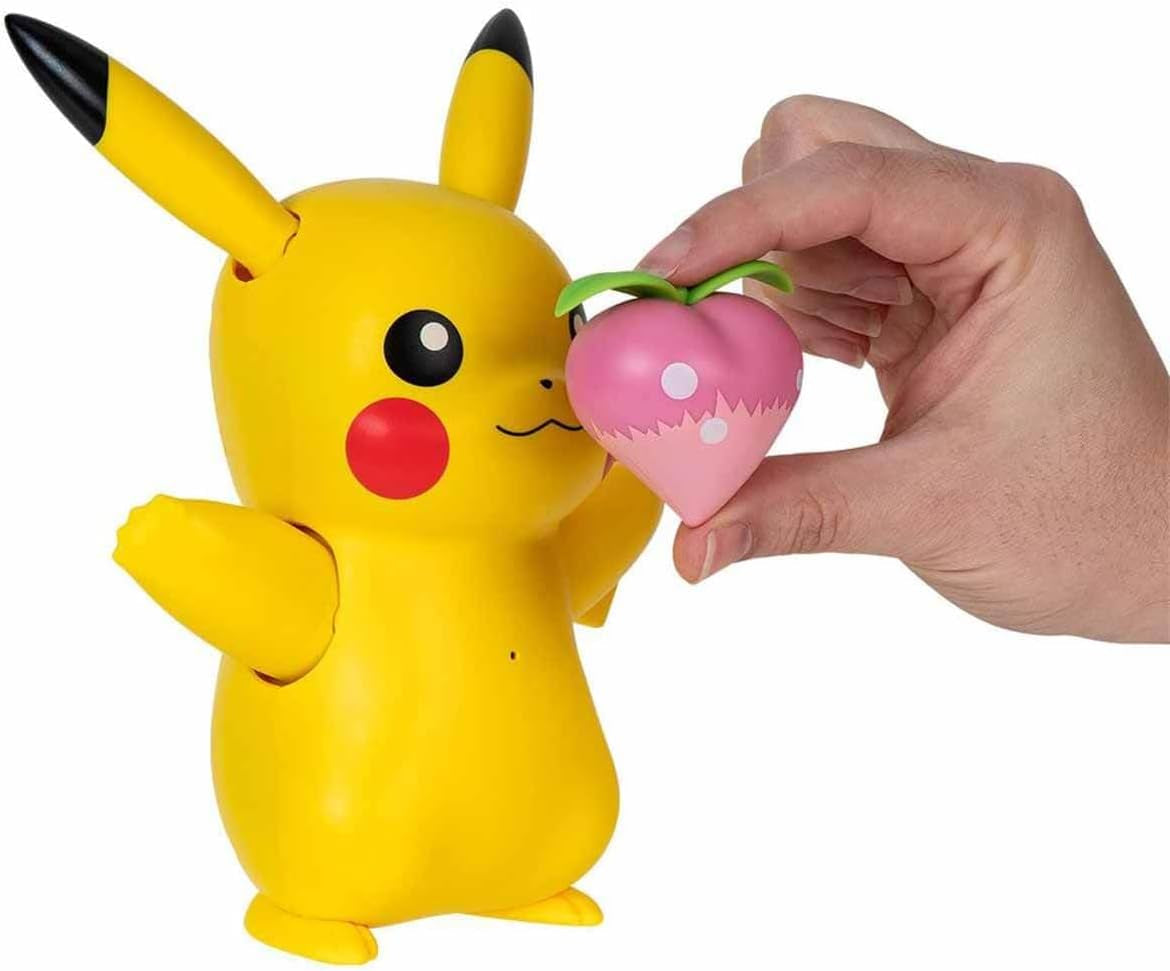 Pokémon PKW3330 - Deluxe My Partner Pikachu, officiële Pikachu met licht, geluid en beweging Actiefiguren Naty Shop
