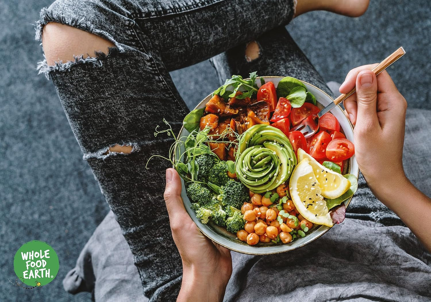 Wholefood Earth Kikkererwten, 8 mm (ideaal voor hummus), non-GMO, natuurlijk, veganistisch, zuivelvrij, geen toegevoegde suikers, 2kg