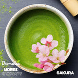 Sakura Matcha Thee 50g - Ceremoniële kwaliteit uit Japan - Premium groene thee met Sakura-bloempoeder - Eerste oogst, steengrond, veganistisch, geen additieven