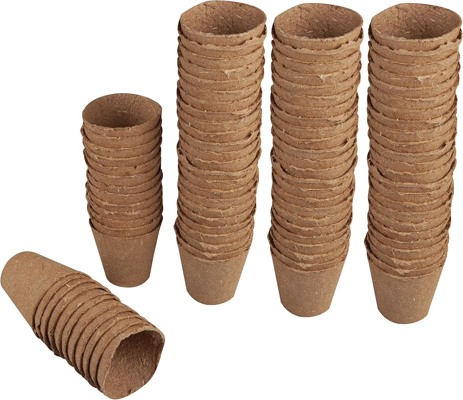 Windhager zaailingenpotten, 48 stuks, diameter 8 cm, bruin, zonder turf, 04343