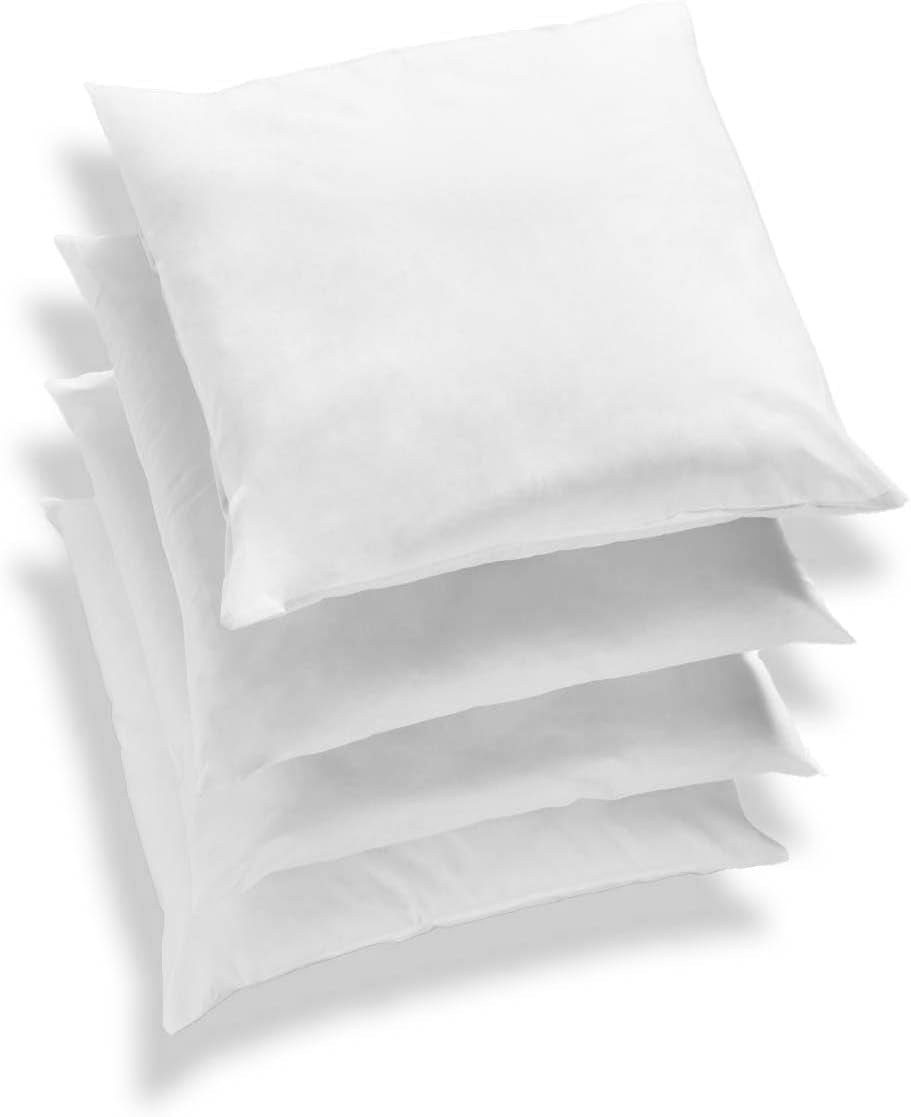 Bleu Câlin Home Collection Set van 4 kussens Cliniguard Anti-Mite Wit 60X60 Cm Standaard kussens Naty Shop