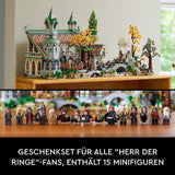 LEGO Icons The Lord Of The Rings: Rivendell - Verzamel- en displayset voor volwassenen met 15 unieke minifiguren waaronder Gandalf, Legolas, Aragorn en Frodo, exclusief op Amazon - 10316 Bouwsets Besuche in LEGO-Store