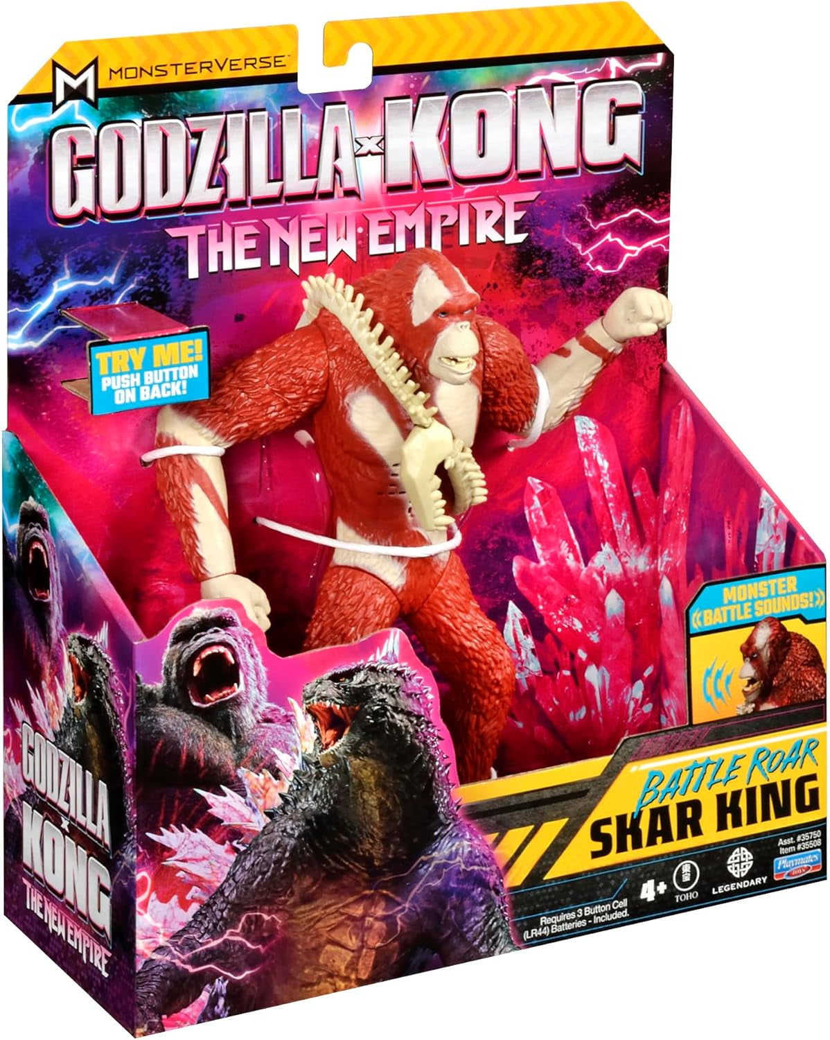 Godzilla X Kong: New Empire Battle Roar Skarking, Actiefiguren, 17 cm Actiefiguren Naty Shop