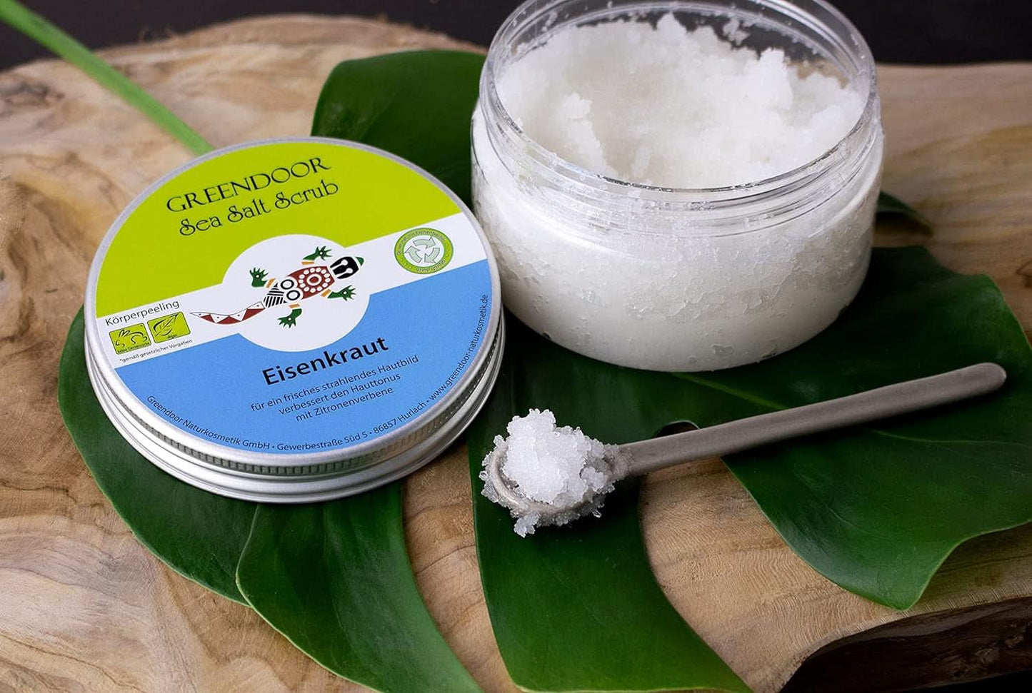 GREENDOOR Body Scrub, Veganistisch, Citroengeur, 280 g Cosmetica en Schoonheid Naty Shop